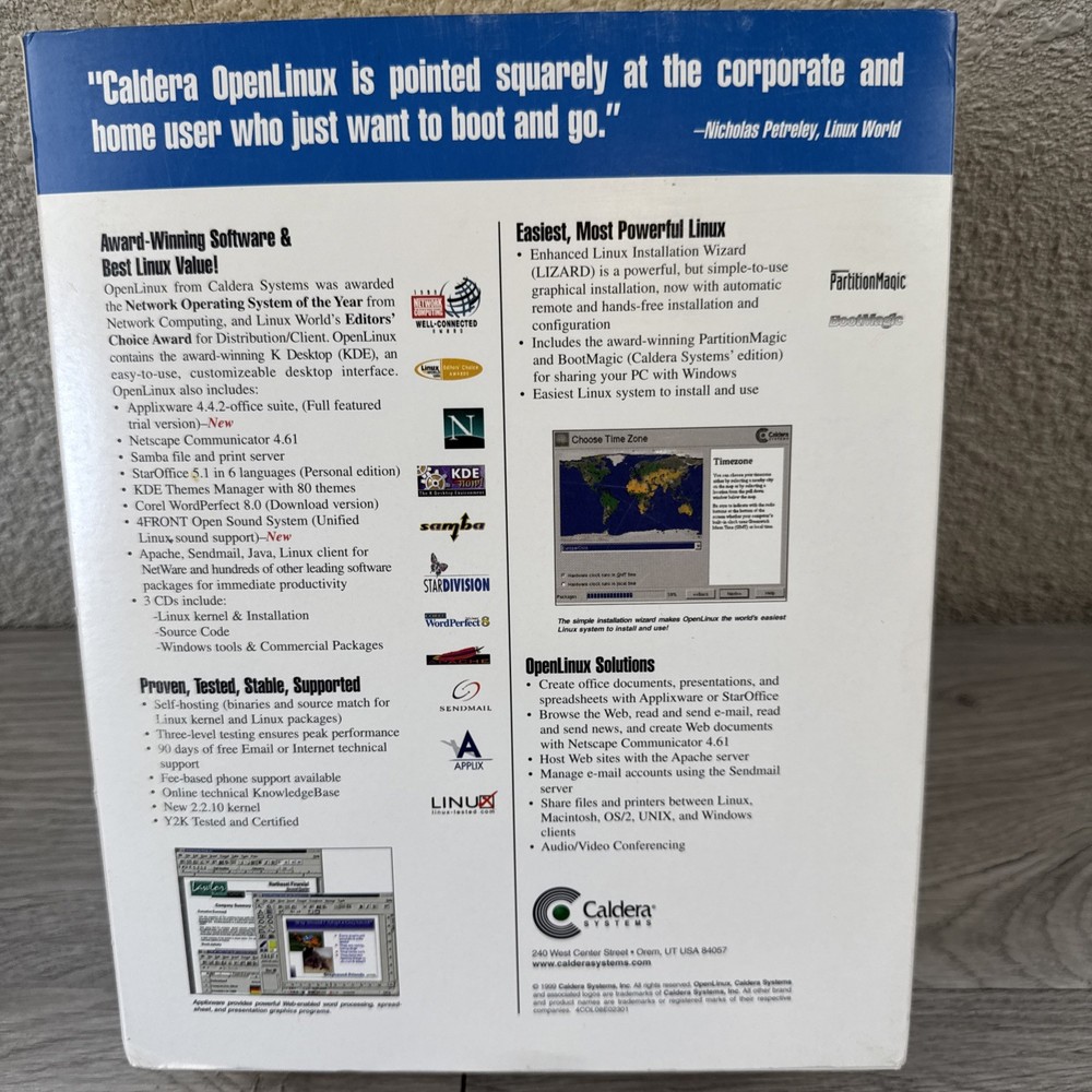 1999 Open Linux 2.3 Original Box Set Complete