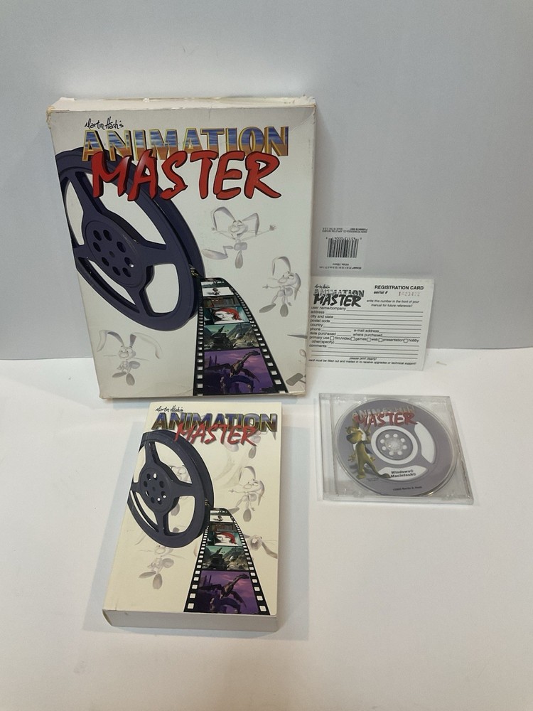 Vintage Macintosh Video Editing Software Martin Hash's Animation Master