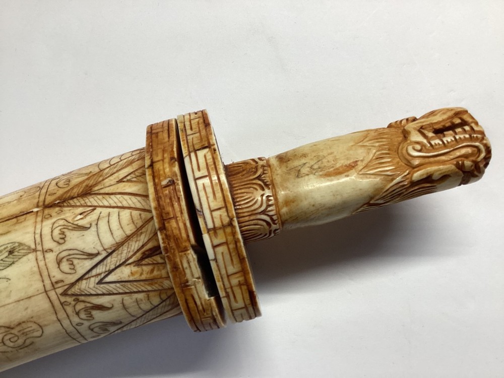 Asian Bone Dagger Sword Dojo No Stand