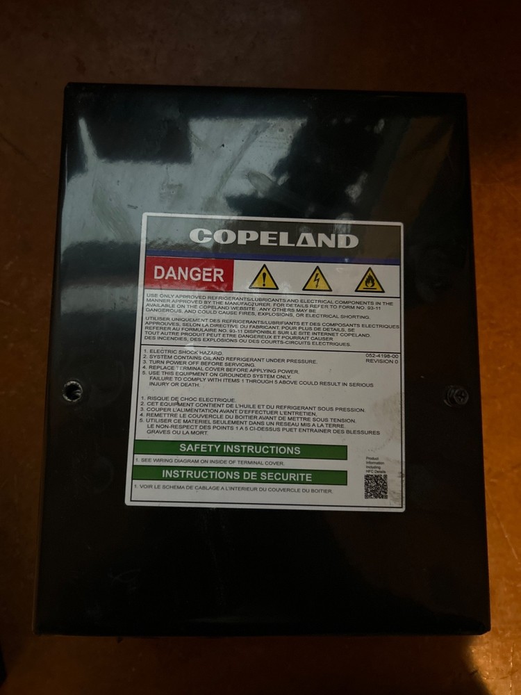 copeland 4D/6D compressor terminal/electrical box new