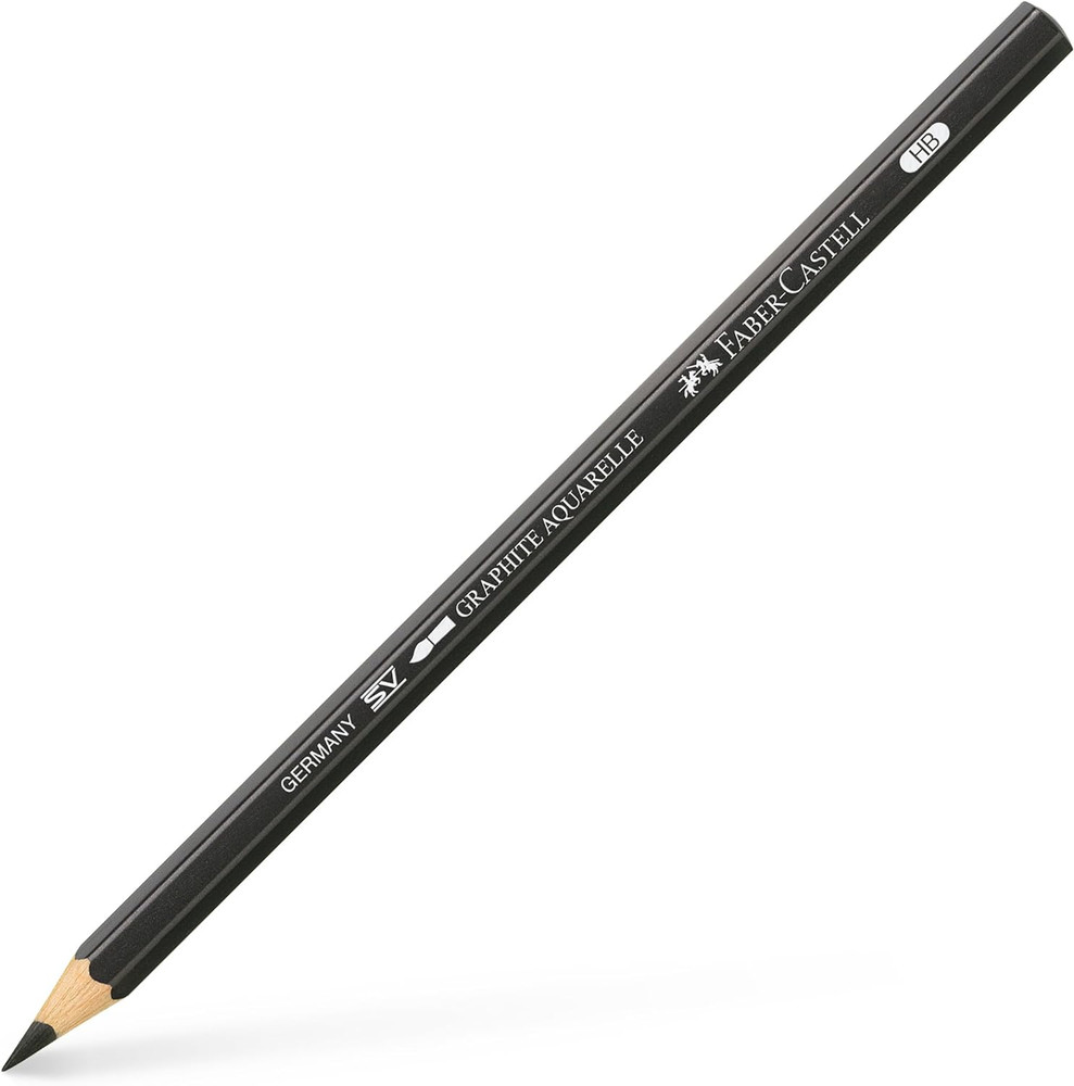 Graphite Aquarelle 5 Grades Pencils with Brush