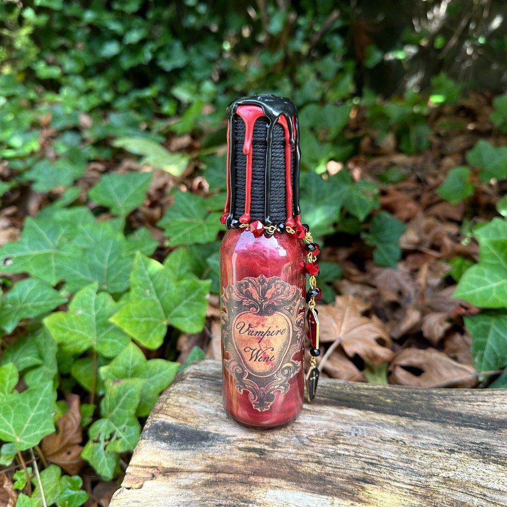 Vampire Drink Decorative Color Changing Potion Bottle Bookshelf Gothic Decor