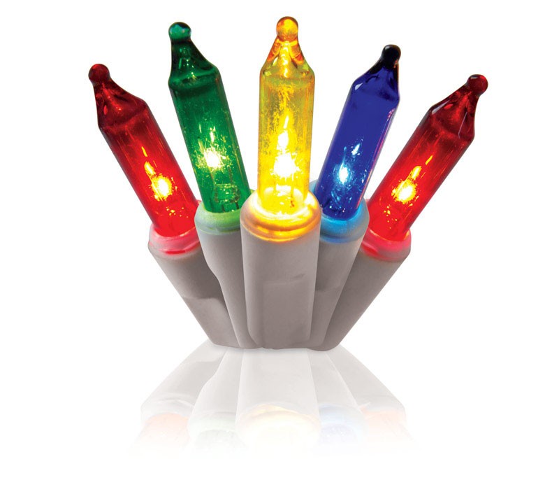 Celebrations 14089-71 Multicolor Mini Icicle Light Set 13 ft.