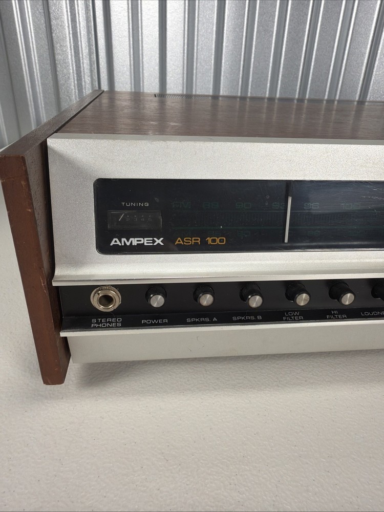 Vintage Ampex ASR 100 Stereo Receiver - Working!