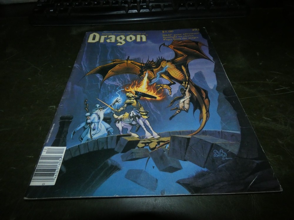 TSR: Dragon Magazine: Issue 92