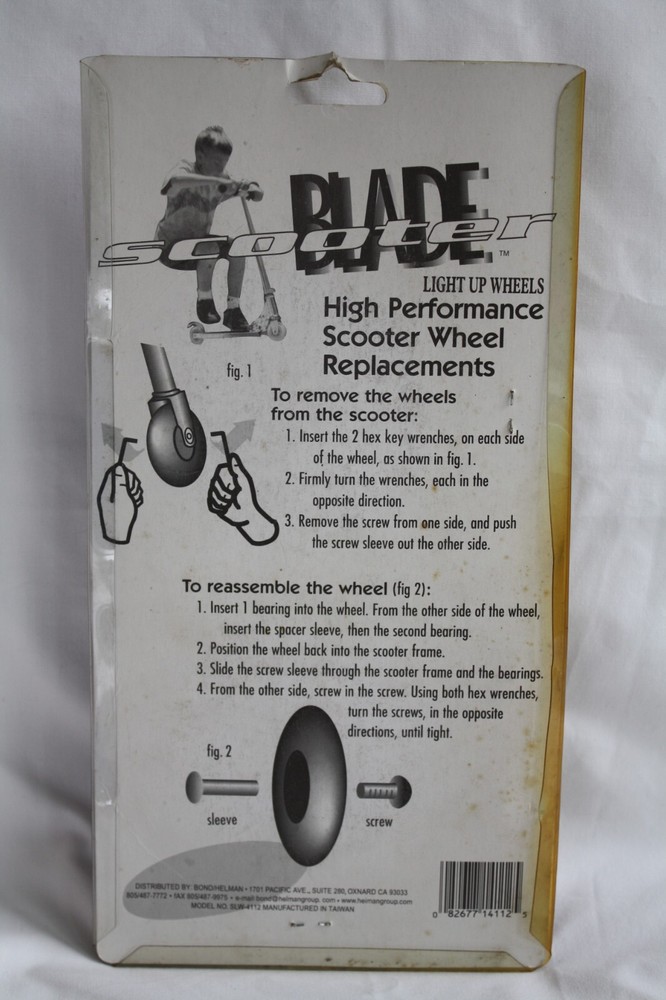 Blade High Performance Scooter Light Up Wheel Replacement 100mm Razor Micro