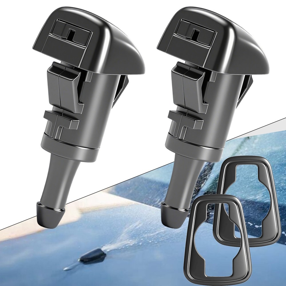 For Dodge Caliber 07-12 2PCS Windshield Washer Nozzle Replace OE# 5160308AA