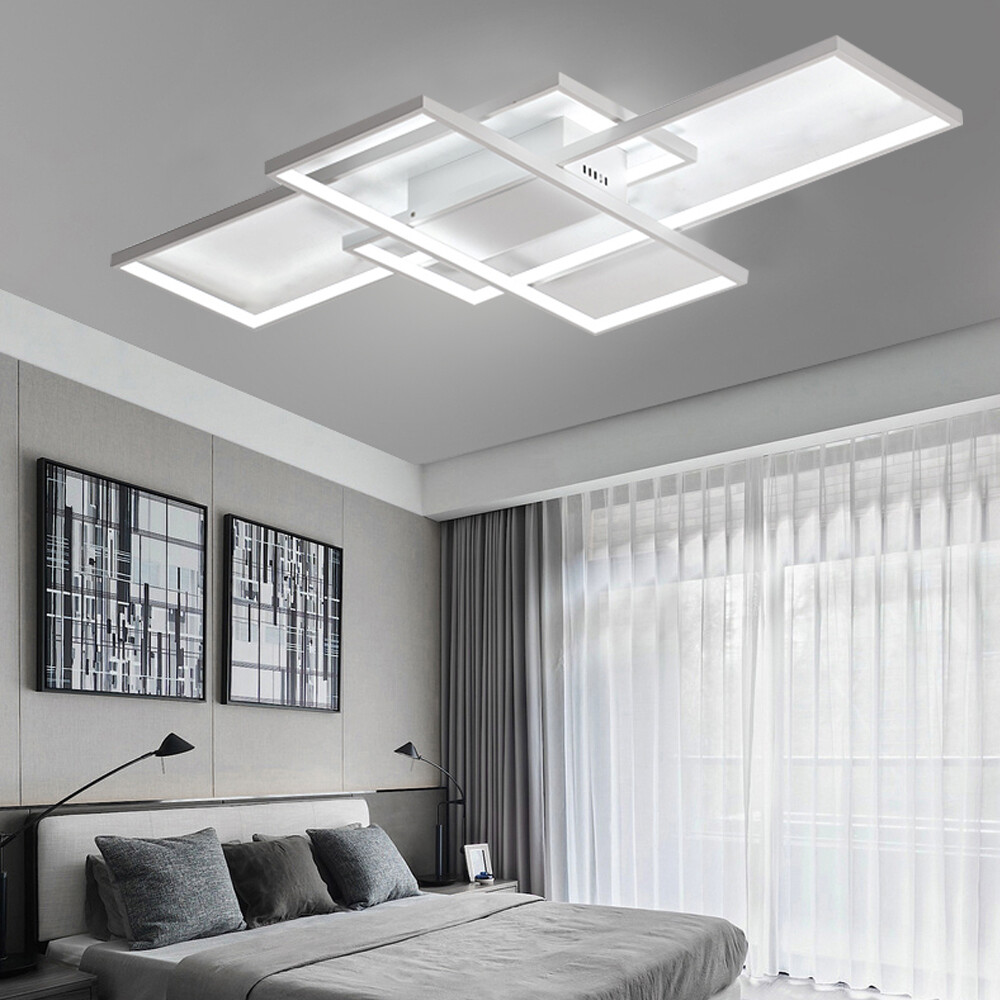 Modern LED Ceiling Light Acrylic Chandelier Lamp Bedroom Living Room Decoration