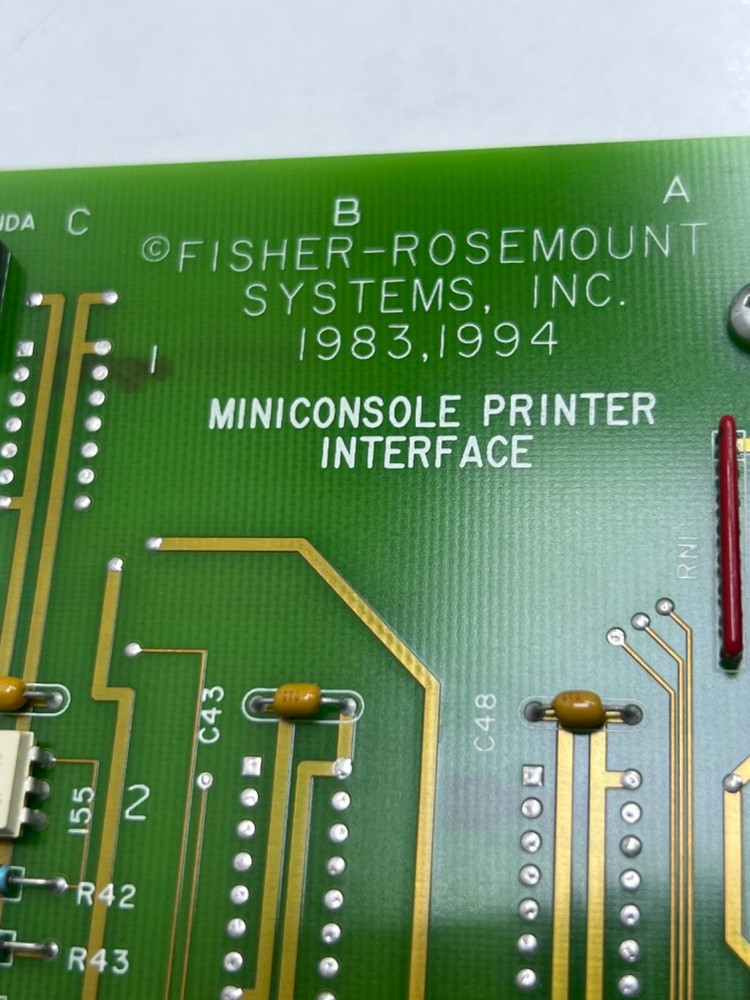 Fisher-Rosemount Systems 01984-1011-0003 Miniconsole Printer Interface
