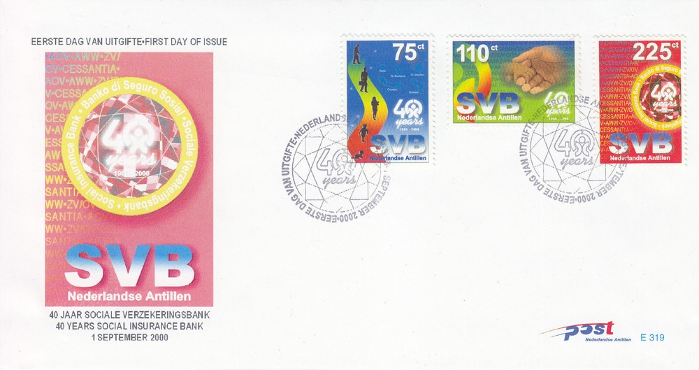 Netherlands - Dutch Antilles FDC Issue 2000 (319) Social Security