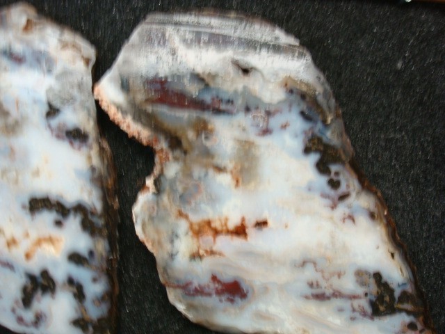 raspberry agate 2 slabs