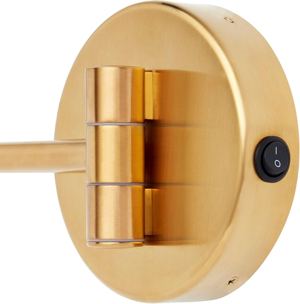 Signature Hardware SH662008BG Harbin Magnifying Double-Sided Wall-Mount Lighted
