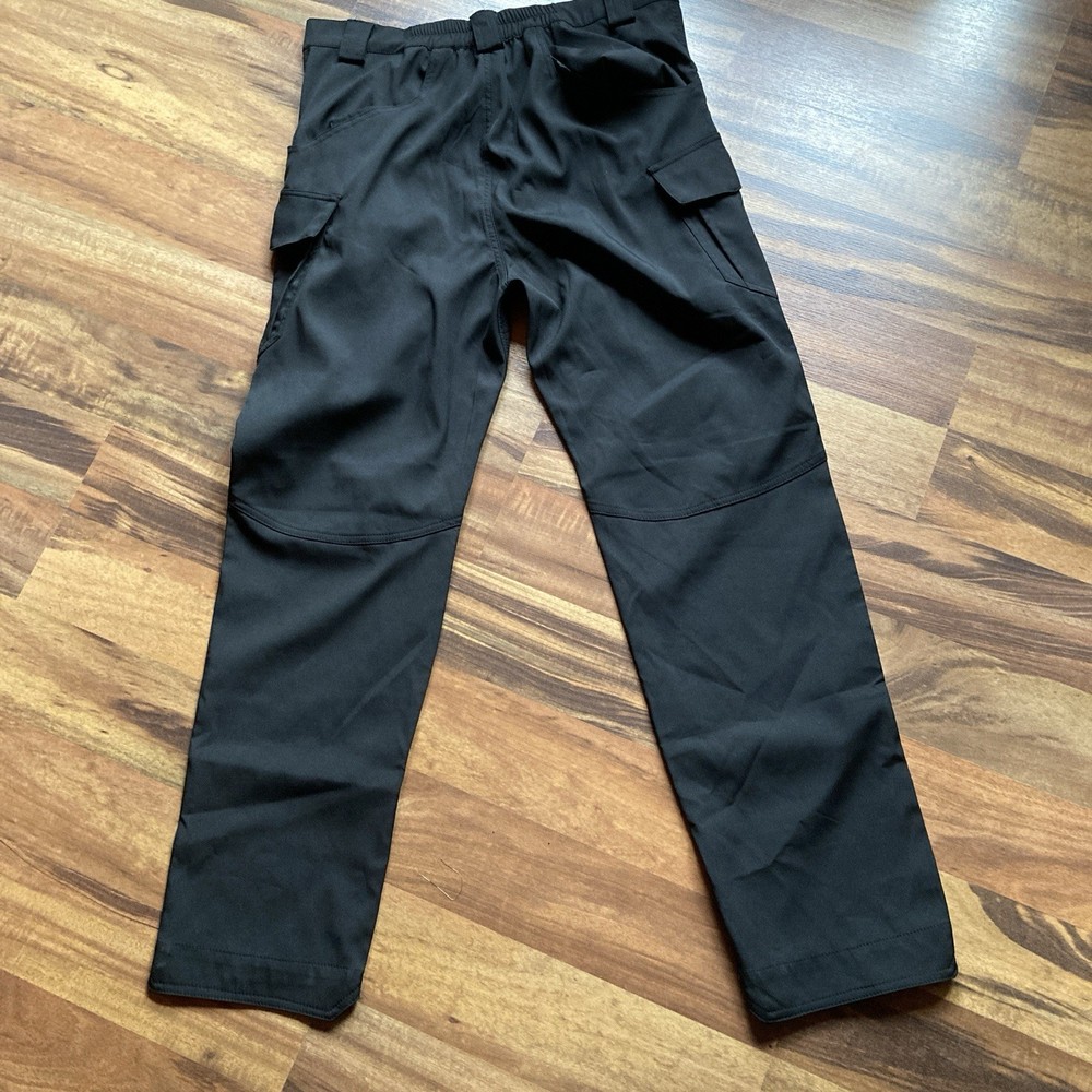 Tactical Series Medium Black Elastic Back Pants