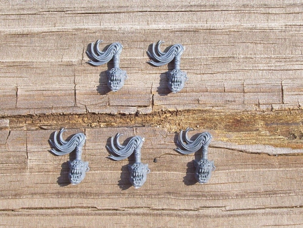 40K Orks Ork Boyz Head Top Knot Bits 5 Bitz