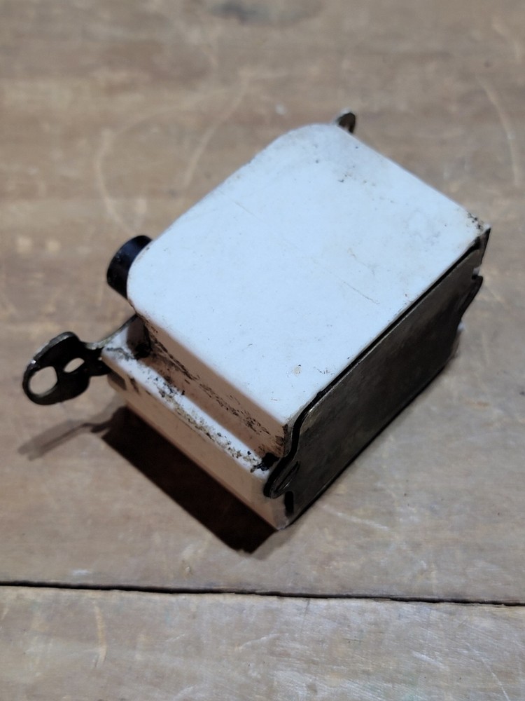 Vintage Antique Push Button Light Switch Ceramic Casing