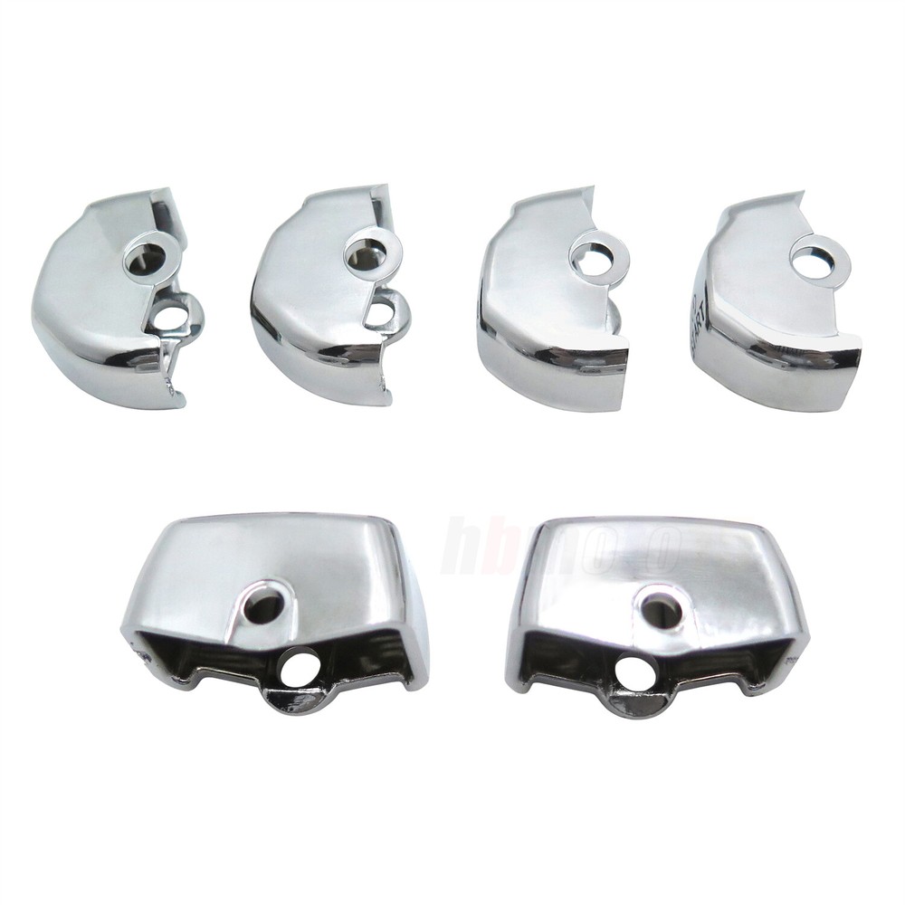 Switch Housing Buttons Caps Chrome For Harley 2011 Softail models (EXC FLSTSE)