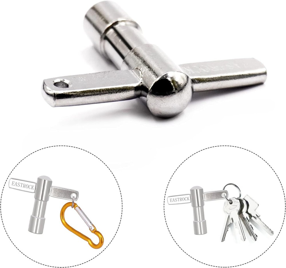 High Torque Drum Keys with Advanced Material, Rubber Plastic Handles Universal