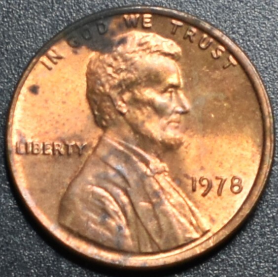 1978 ERROR PENNIES DIE CRACK UNDER STEPS 5 AVAILABLE 225-229