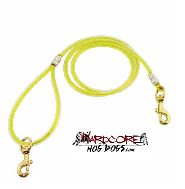 BASIC 4.5ft CABLE LEAD 1-DOG Version (BASIC) Brass Plated Snap on Both ends