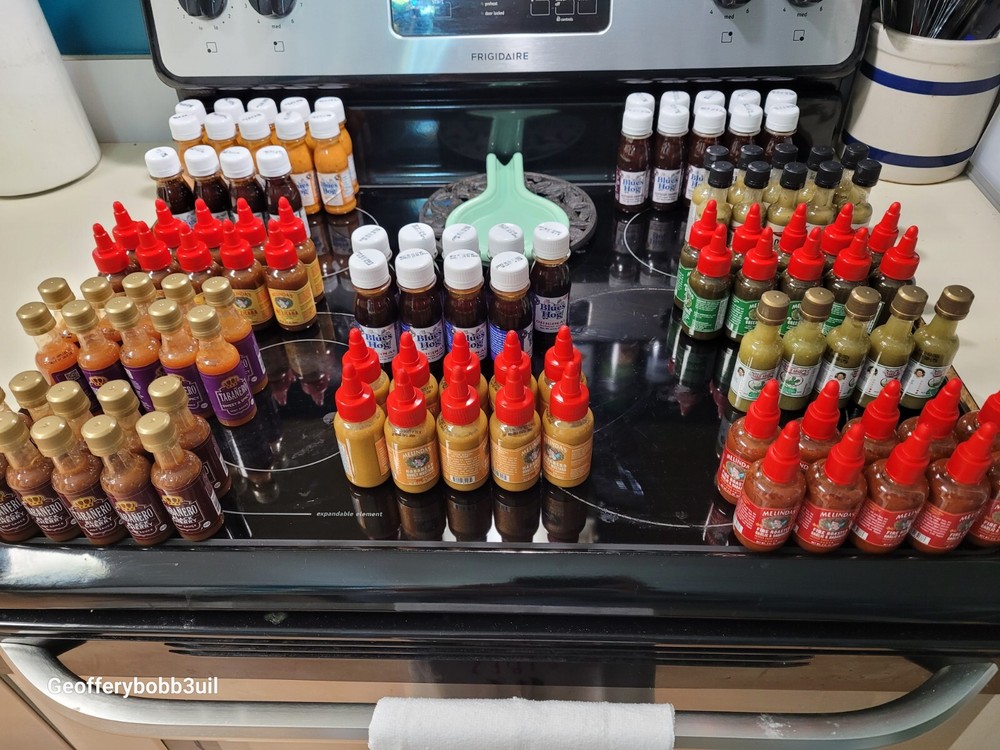 Lot of 34 Blue Hog Sauce