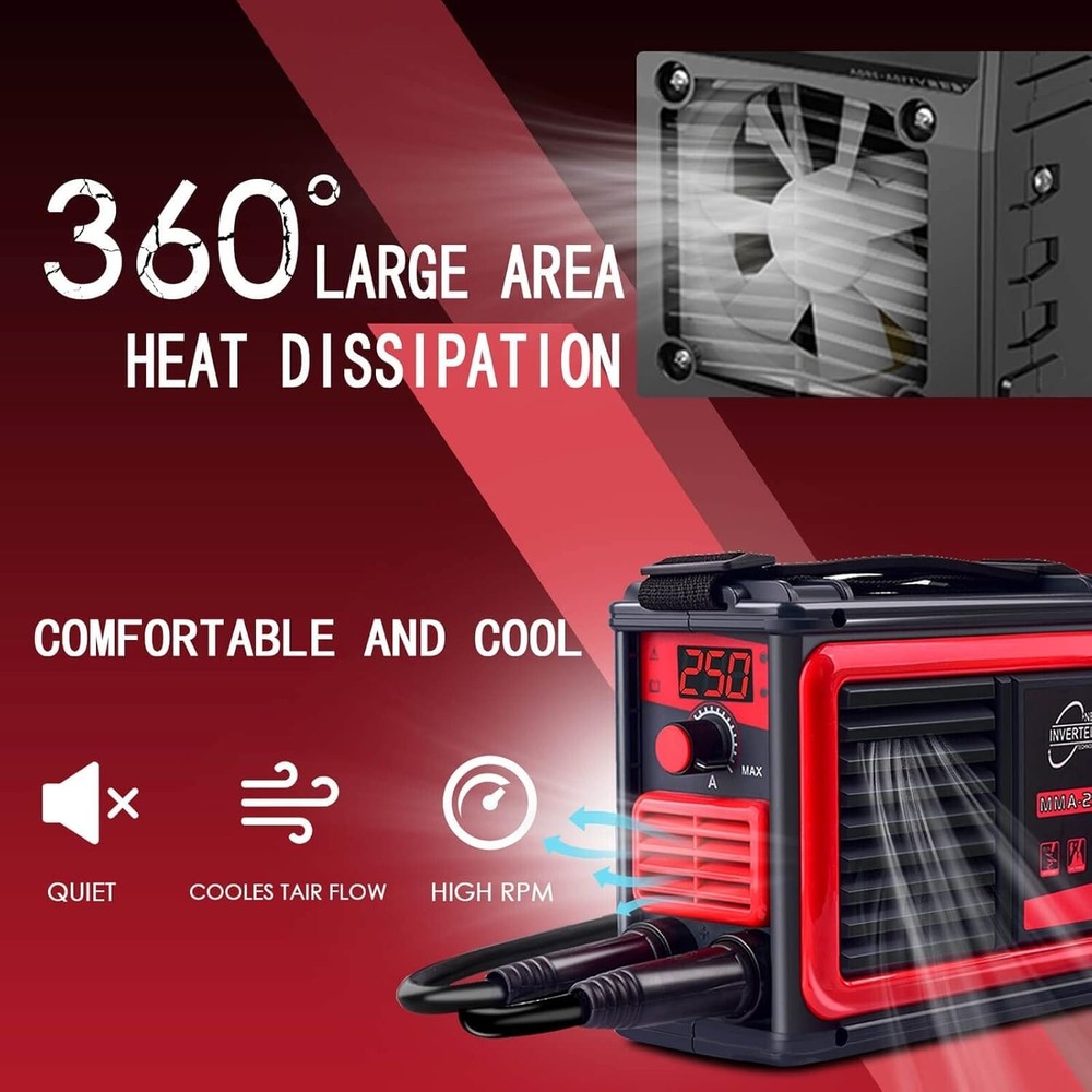 Advanced 110V Welding Machine with Digital Display & Superior Heat Dissipation