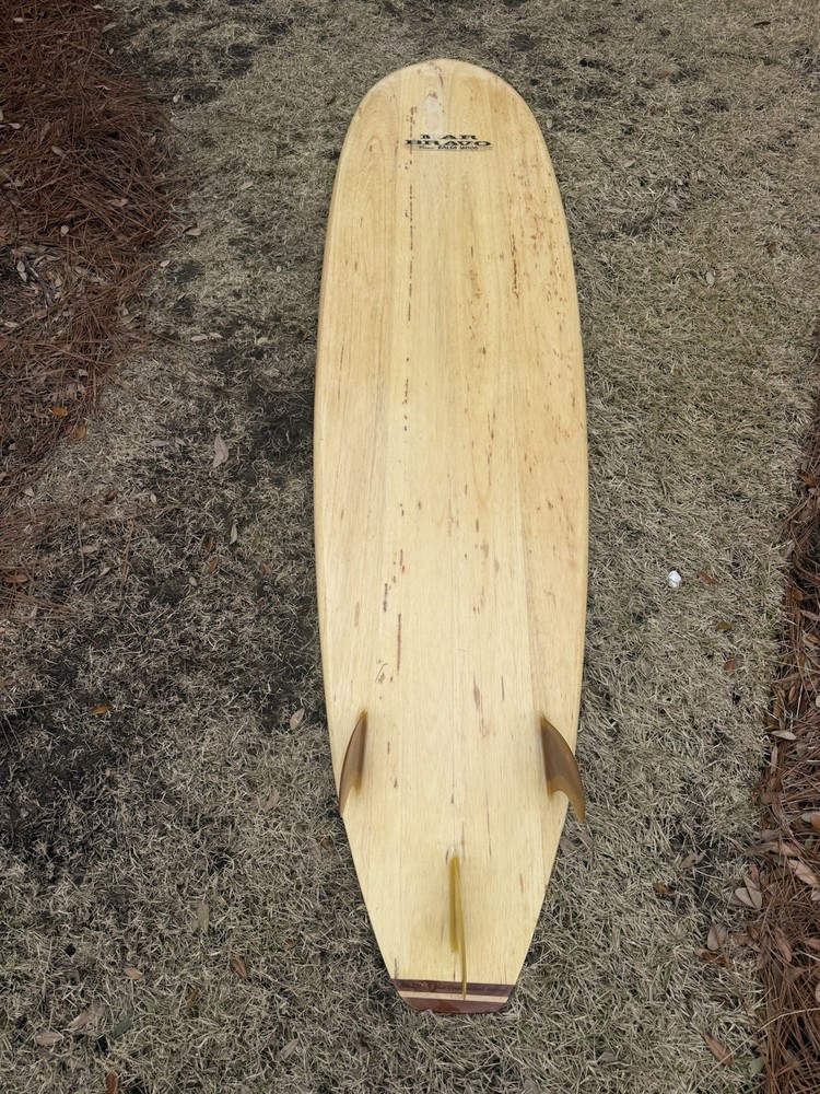 Solid Balsa 8’x21 Longboard. Ride. 3-4 Times Perfect Shape. It’s barely Used