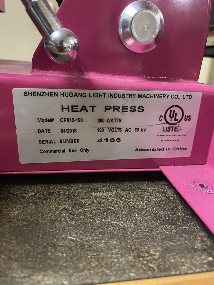 Vinyl Heat Press
