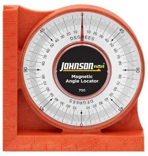 Johnson Level & Tool 700 Magnetic Angle Locator, Orange NEW