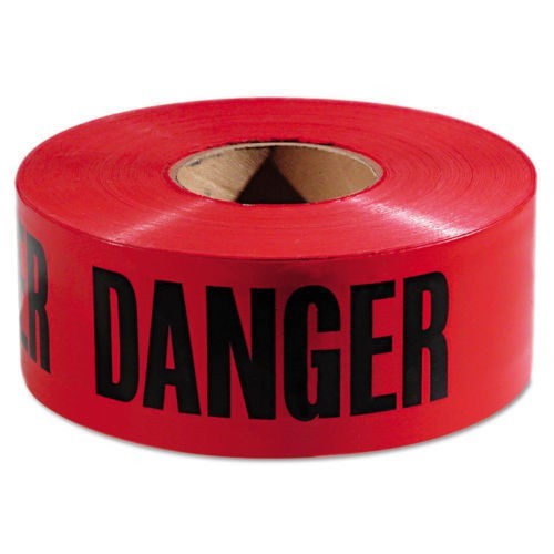 Red Danger Tape 3" x 1000ft