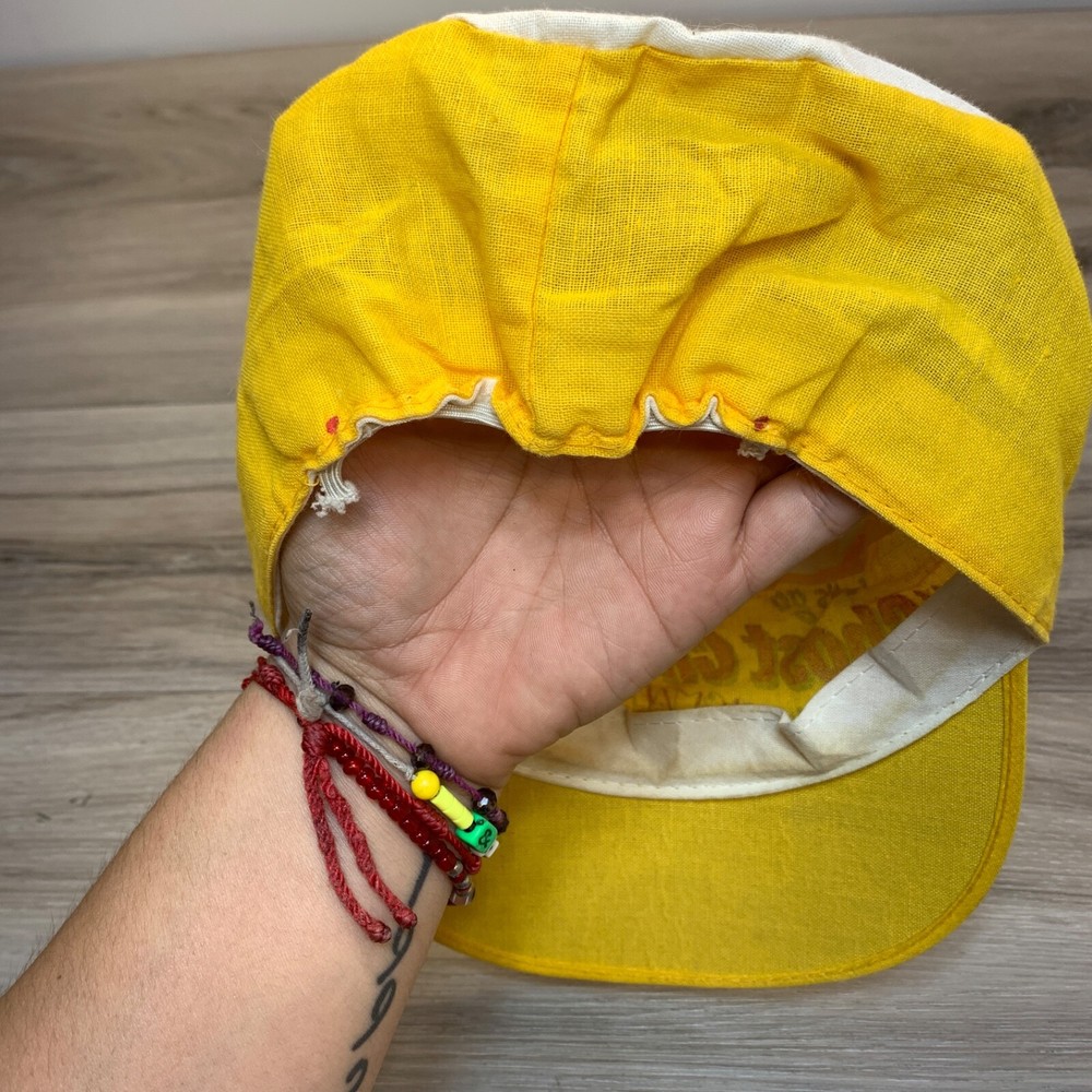 1982 Midway - Pac Man Cereal - Painter Hat "Lets Go Ghost Chompin"