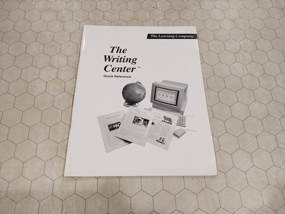 The Learning Company: The Writing Center Quick Reference, 1994, Apple Macintosh