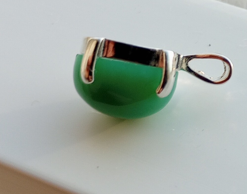 Gem Silica Chrysocolla Pendant Sterling Silver video