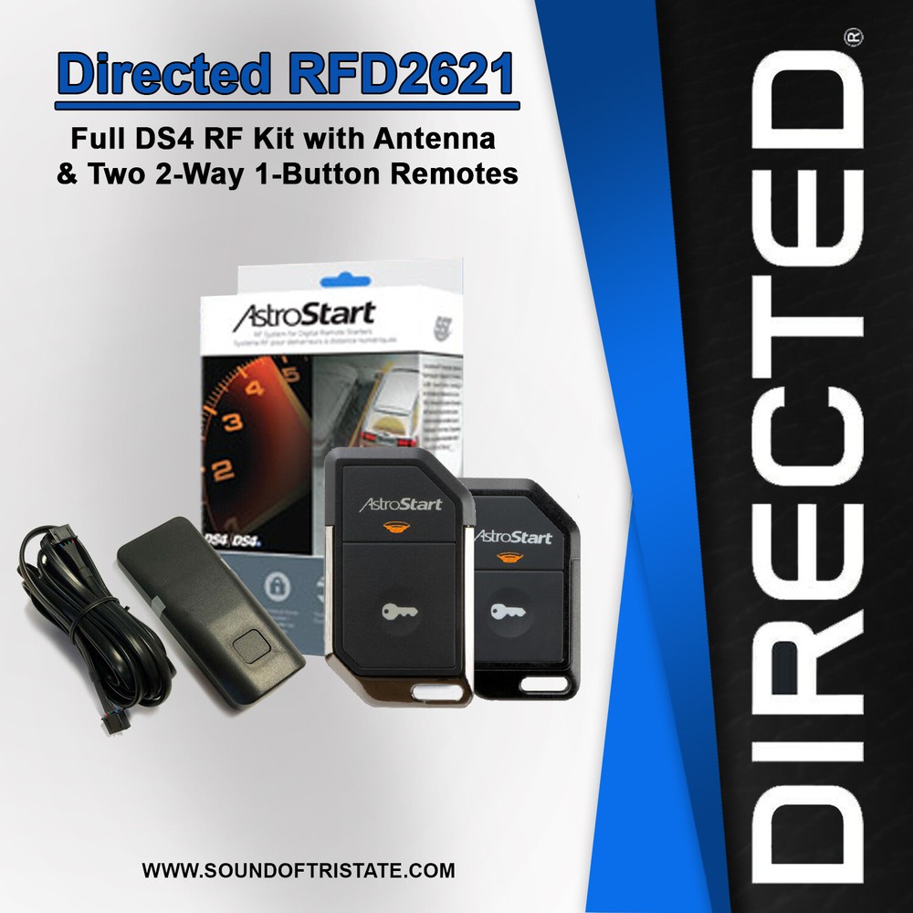 Directed Electronics AstroStart RFD2621 DS4 RF Kit Antenna & two way Remotes
