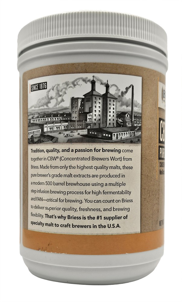 Briess Golden Light Liquid Malt Extract 3.3lbs for Home Brew Beer Making