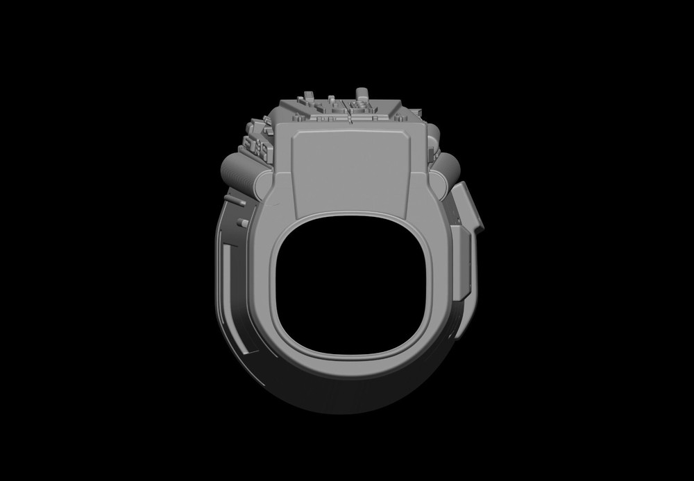 Predator Gauntlet Forearm Left scale 1:1 File STL-OBJ for 3D printer