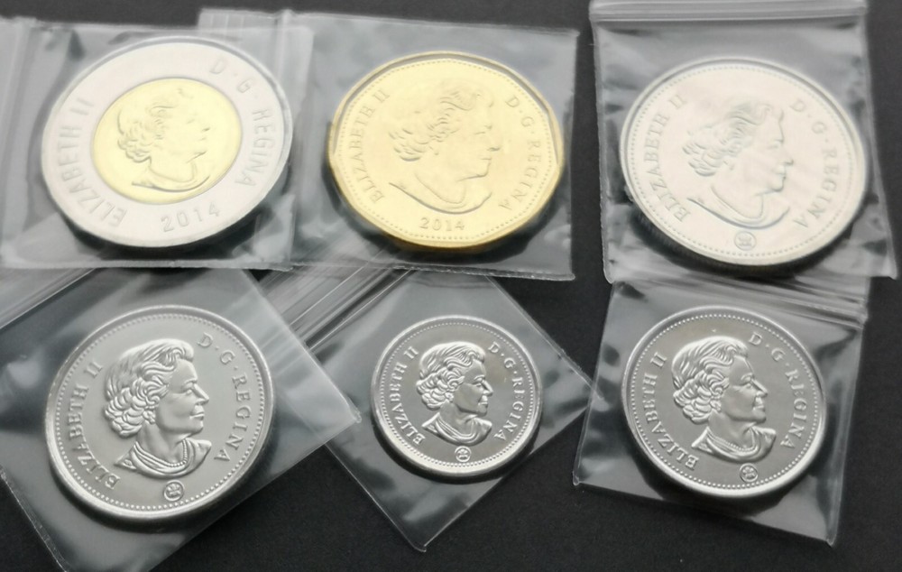 ***CANADA 2014 UNCIRCULATED COINS SET ***