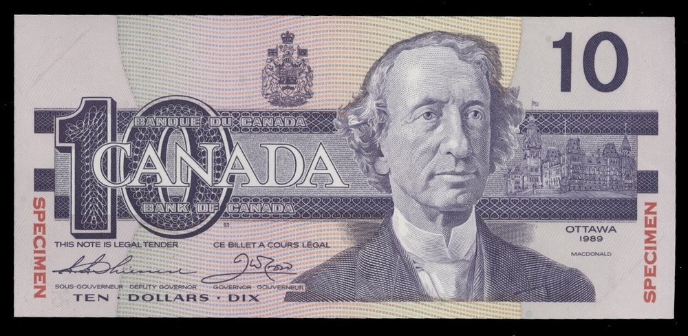 Canada P96s, Specimen Banknote