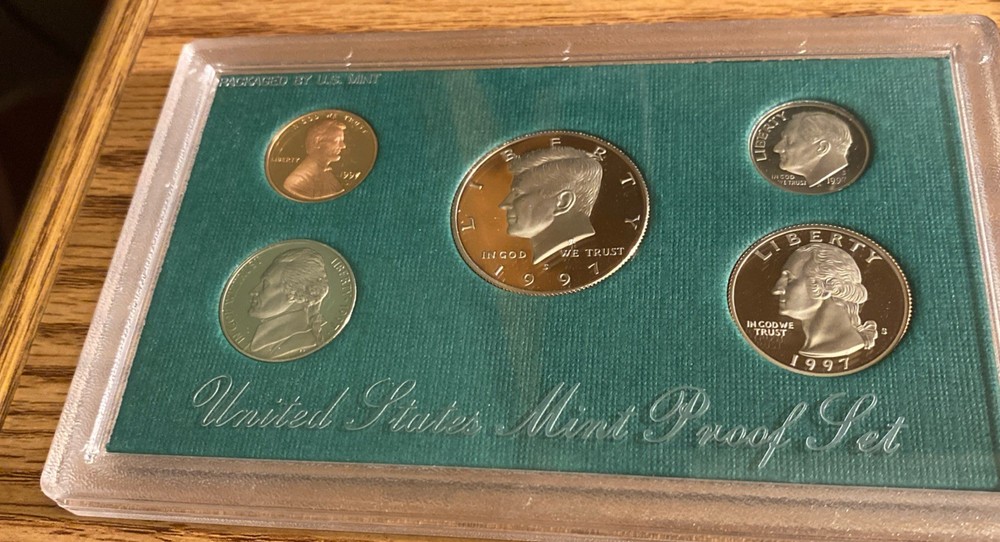 1997 S Proof Set - COA - Clad - FREE SHIPPING
