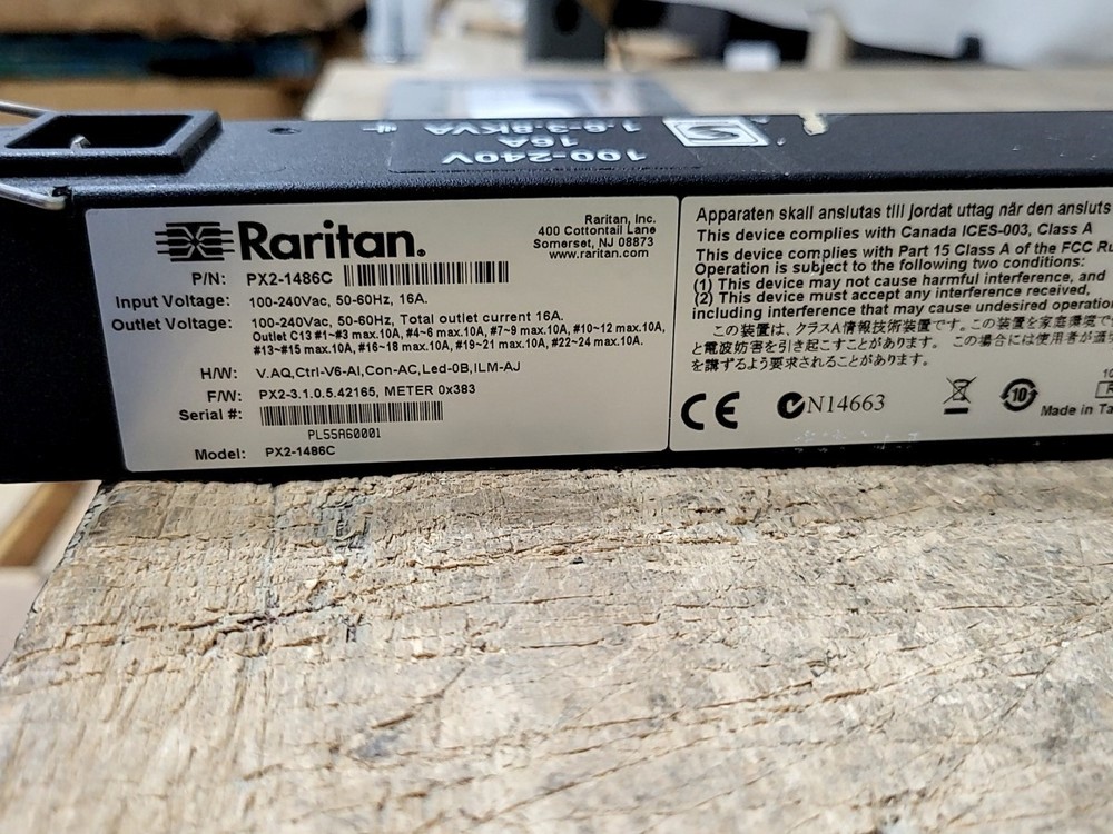 RARITAN PX2-1486C Rack Power Distribution Unit