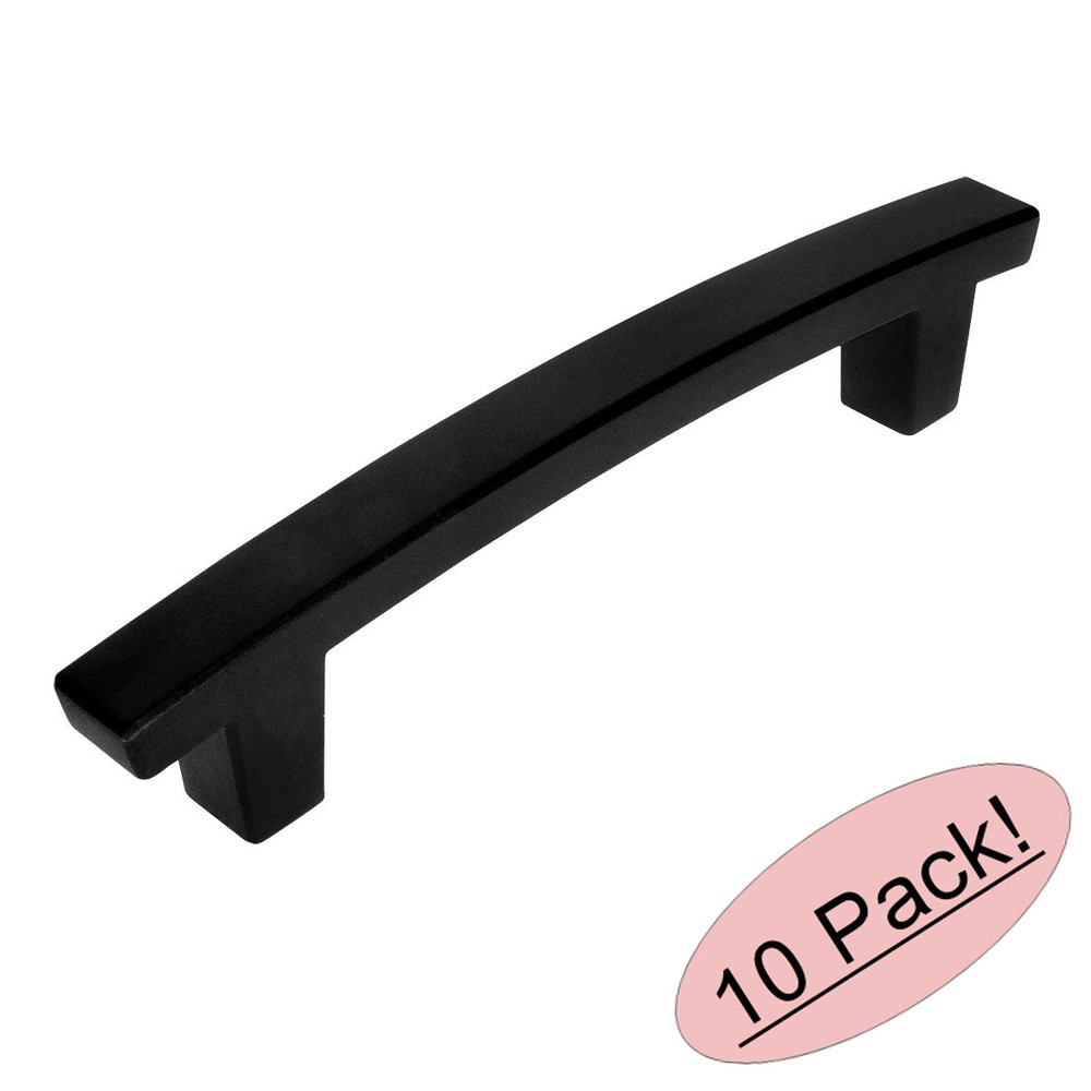 *10 Pack* Cosmas Cabinet Hardware Flat Black Handle Pulls #5237FB
