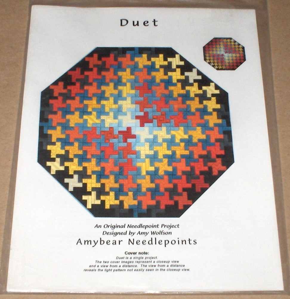 Amybear / Amy Wolfson "Duet" Needlepoint Pattern