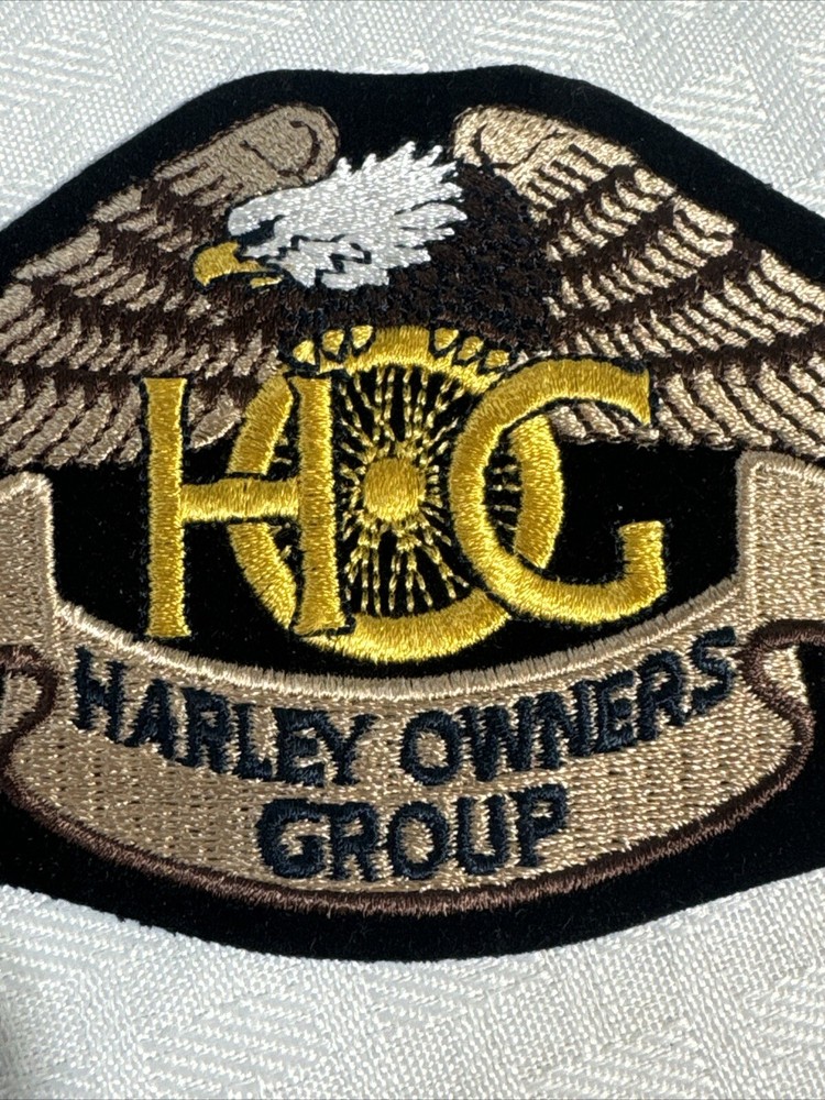 Harley Davidson HOG Harley Owners Group Eagle Patch PREOWNED 5X3"