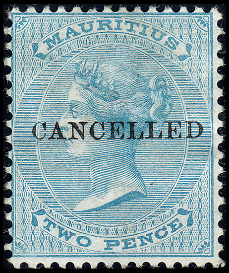 Mauritius Scott 33 (1863) Mint H VF, CV $70.00 B