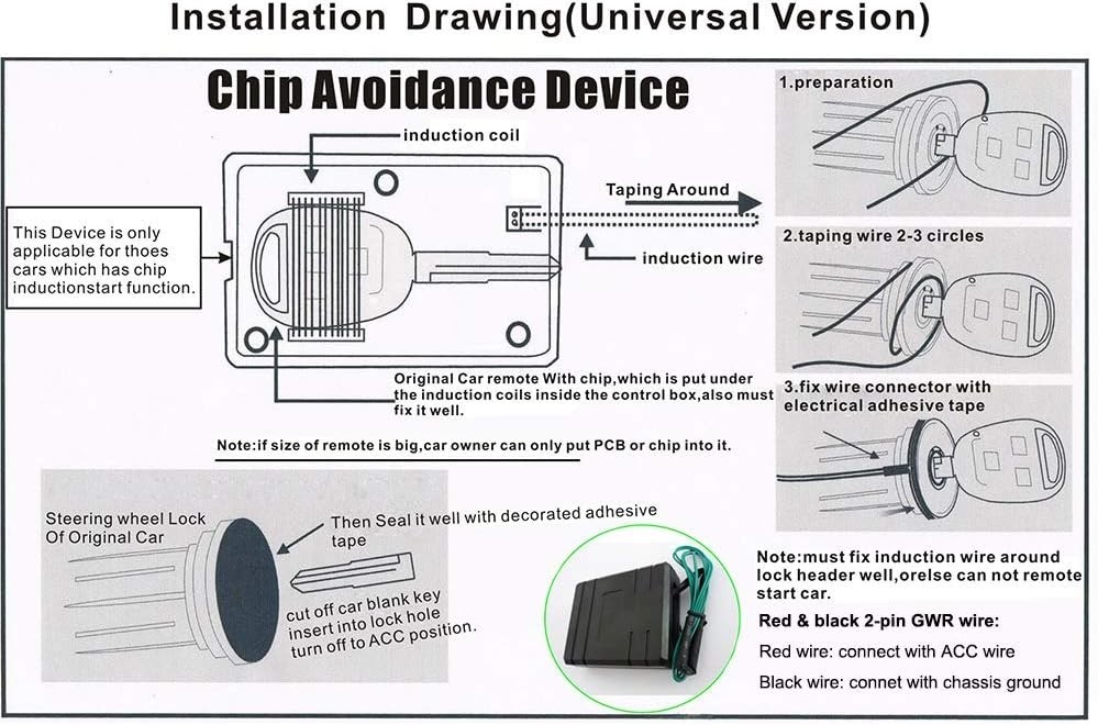 Universal Bypass Module for Remote Engine Start & Push Button Ignition Systems
