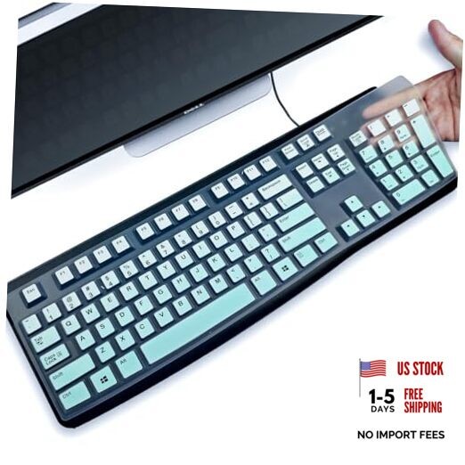 Premium Ultra Thin Silicone Keyboard Protector,Compatible with (Mint Green)