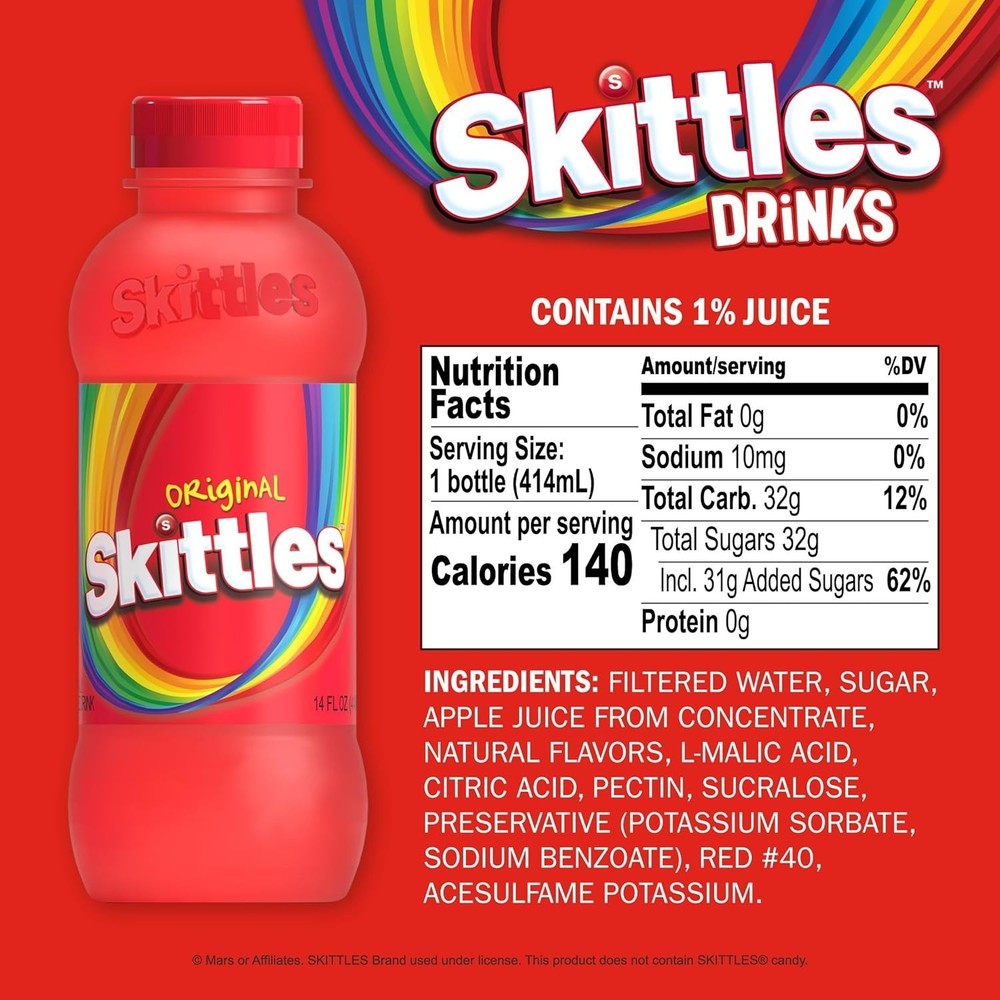 SKITTLES 14OZ ORIGINAL 24 pack