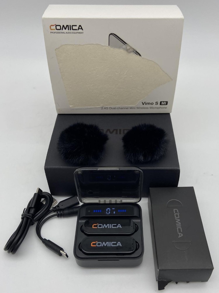 Comica Vimo S MI - 2.4G Dual-channel Mini Wireless Microphone for iPhone in Box