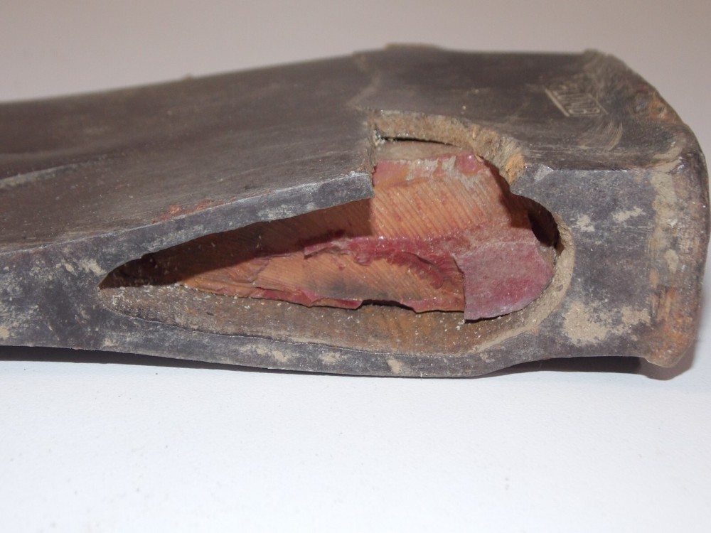 Vtg Plumb 4.25" Single Bit Axe Head 3lbs 6oz