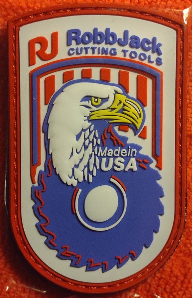 RobbJack CUTTING TOOLS  Tactical Morale Patch SHOT-SHOW 2025 PVC hook&loop NIP