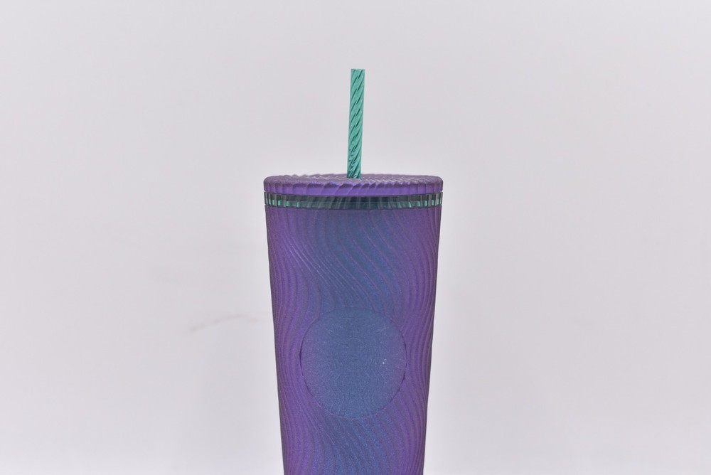 Starbucks 24oz Cup w/ Straw - Purple Shimmer